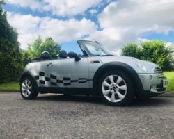 Off to the Isle of White for this 2004/54 MINI One Convertible in Pure Silver with Half Leather Sports Seats in GREAT CONDITION FOR HER AGE