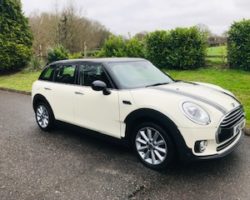 Cathy chose this 2016 Mini Cooper Clubman in Pepper White with Lots of Optional Extras