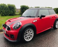 Caroline chose this 2014 Mini Cooper S with John Cooper Works Aerobodykit & High Spec