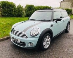 Gemma has chosen this 2012 Mini Cooper CLUBMAN AUTOMATIC in Ice Blue with HUGE SPEC SUNROOF & Just 1 lady owner from new