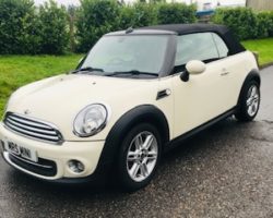 Penny has chosen this   2011 Mini Cooper Convertible in Pepper White with Chili Pack & is planning on collecting it on Tuesday