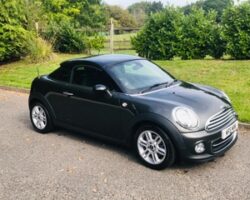 Tracey chose this 2014 / 64 MINI Coupe in Grey with Chili Pack & Low Miles