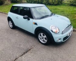 Daisy chose this 2011 MINI One in Ice Blue with low miles – just 29500