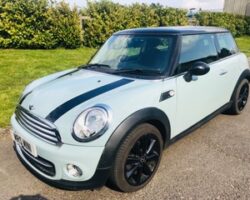 2012 Mini Cooper in Ice Blue with Chili Pack Service History & Low Miles