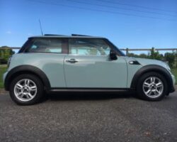 Hayley chose this 2012 MINI One with Pepper Pack & Sunroof in Ice Blue with Low Miles & Service History