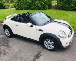 2013 Mini Cooper Roadster in Pepper White with Pepper Pack