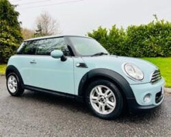 Rachael chose this  2012 MINI One with Pepper Pack in Ice Blue with 38K miles & Full History **Has Bluetooth**