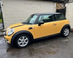 Neal chose this 2007 / 57 MINI One In Mellow Yellow with Low Miles, Half Leather Sports Seats (which is rare) and Multifunction Steering Wheel too