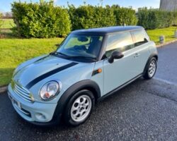 2013 MINI Cooper Automatic in Ice Blue with low miles & SAT NAV