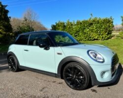 Deposit Taken on this very Rare 2018 Mini Cooper Automatic in Ice Blue with Loads of Extras & Full Service History