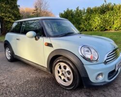 Hannah has chosen this 2012 MINI One in Ice Blue with Bluetooth, Heated Seats and Low Miles