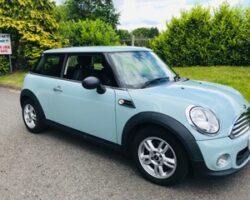 Mia has chosen this 2011 MINI One in Ice Blue with History and Bluetooth