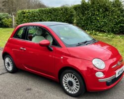 2013 Fiat 500 in Red with LOW MILES (really low miles) 15600