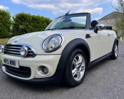 Back with us again is this MINI One Convertible Pepper Pack Low Miles & Heated Full Leather Sports Seats