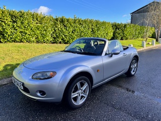2007 / 57 plate Mazda MX5 in Silver with comprehensive history