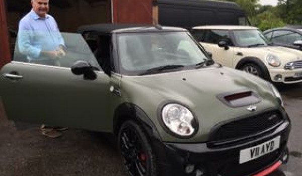 Adryan didn’t want to miss out on this 2011 / 61 John Cooper Works MINI Convertible – Wave if he passes you on the motorway between Devon & London