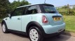 Penny also chose to upgrade her wheels on this 2013 MINI One In Ice Blue with 1 Lady Owner from New & Low Miles