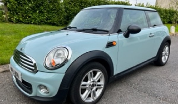 Too late  **  Jess  **  has chosen this 2012 MINI One In Ice blue with Pepper Pack Full Punch Leather Sports Seats Bluetooth & Low Miles