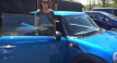 Alison’s beautiful daughter Elisabeth collecting her mum’s 2011 MINI One Pimlico in Lazer Blue with Pepper Pack Bluetooth & USB