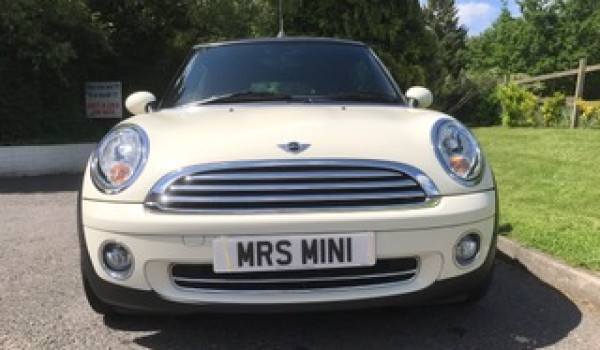 Richard is treating is wife to this 2009/59 MINI Cooper Convertible in Pepper White with just 12K miles & Heated Seats