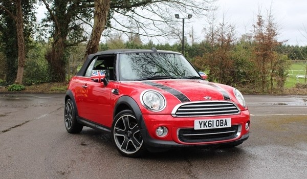Jasmine has chosen this 2011 / 61 MINI Cooper Convertible with Chili Pack in Chili Red with Low Miles & Full Service History