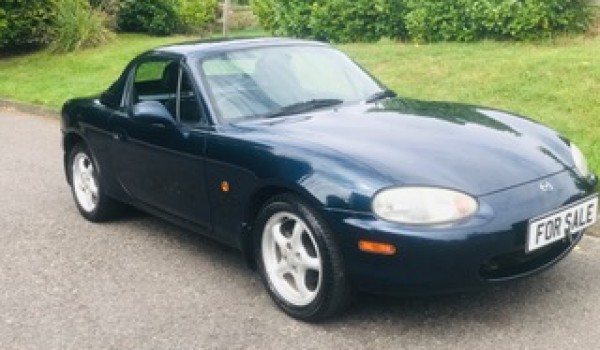 Dave chose this W reg Mazda MX5 – A grand senior in the prime of her life