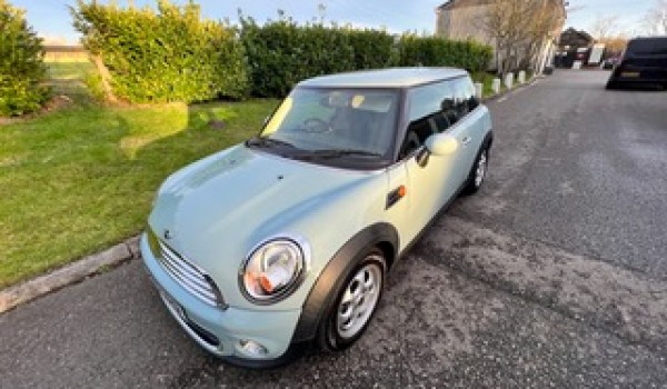 Hannah has chosen this 2012 MINI One in Ice Blue with Bluetooth, Heated Seats and Low Miles