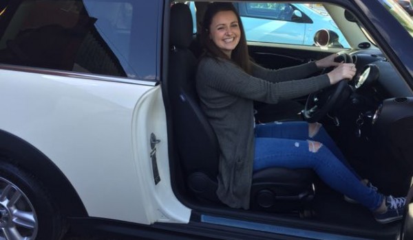 Before we even had time to take pictures Kim decided to have this 2010 MINI Cooper In Pepper White with HUGE SPEC Bluetooth, Cruise, Nav, & so much more