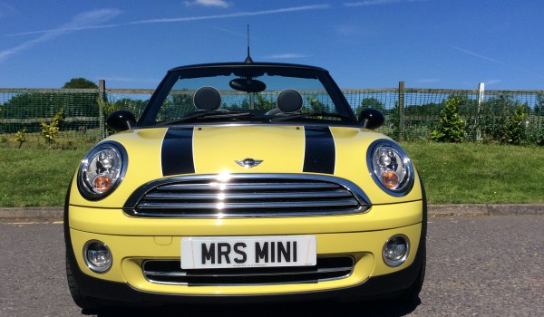 Chloe has chosen to take this MINI home with her – 2009 MINI Cooper Convertible – Sunglasses at the ready – STAND OUT FROM THE CROWD