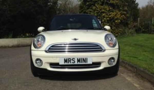2010 / 60 MINI One Convertible in Pepper White with Pepper Pack.