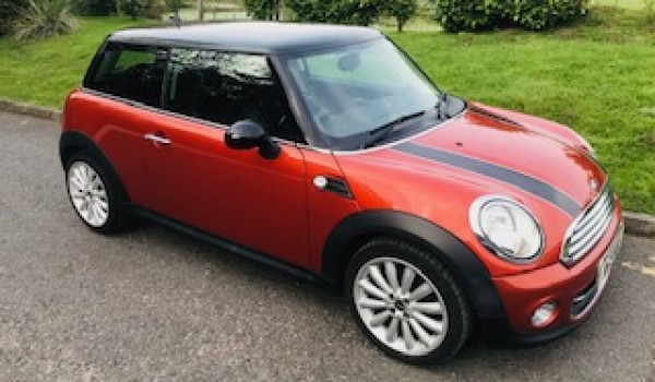 2011 / 61 MINI Cooper in Spice Orange with Stunning Specification & Low Miles with Full Service History too