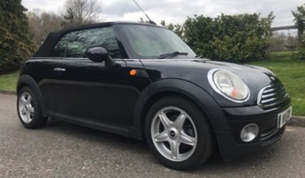 Reservation fee accepted from  Olivia who has chosen this 2009 Mini Cooper Convertible in Black with High Spec