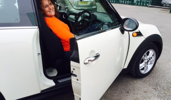 Camellia – looks like mum & dad are treating you to this 2012 MINI One with Pepper Pack in Pepper White LOW MILES 30K