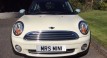 2009 MINI One in Pepper White with Ice Blue Roof Pepper Pack & Half White Leather Sports Seats