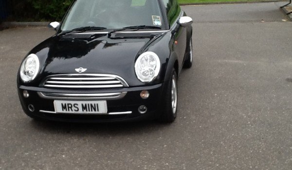 2005 MINI One called “Lloyd” (after the black horse on the Lloyds Bank Ads)