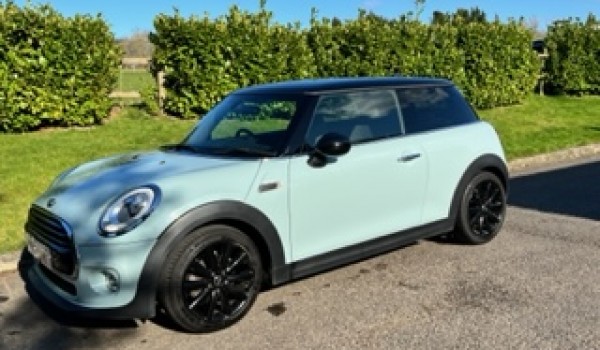 Deposit Taken on this very Rare 2018 Mini Cooper Automatic in Ice Blue with Loads of Extras & Full Service History