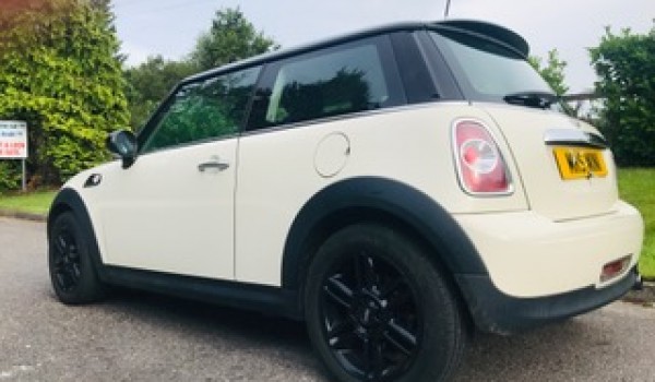 Rebecca has chosen this – now SOLD. 2011 Mini Cooper with Chili Pack Black Alloys and Low Miles