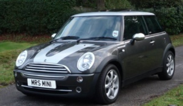 Mr Ashton is taking delivery of this 2005 / 55 MINI Park Lane Special Edition in Royal Grey