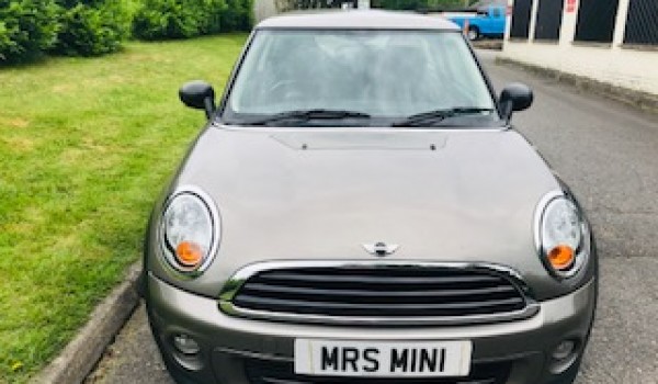 Sharon & Tracey chose this 2011 MINI ONE AUTOMATIC in Velvet Silver with Salt Pack & Low Miles