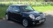 2008 / 58 MINI COOPER IN BLACK WITH FULL LOUNGE LEATHER