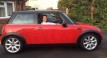 Too Late, “George”  is off to her new home soon…. With JOSH – enjoy your music you two !!!   2004 MINI Cooper With Chili Pack in Red with Low Miles