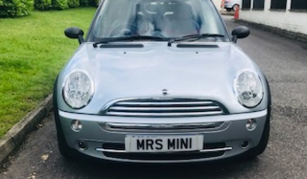 Off to the Isle of White for this 2004/54 MINI One Convertible in Pure Silver with Half Leather Sports Seats in GREAT CONDITION FOR HER AGE
