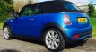 Paul has chosen this 2009 MINI Convertible Cooper S Laser Blue Metallic With Full MINI Service History