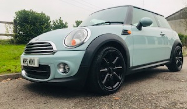 Too late, she is going as a Christmas Present – Wonder if she’ll fit under the tree!!  2013 MINI First In Ice Blue with Service History & Low Miles for age