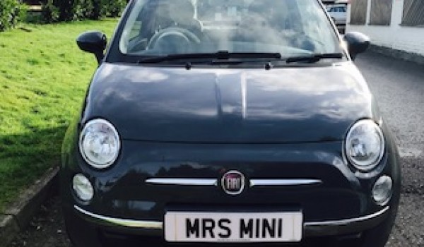 What a wonderful Birthday present – 2012 Fiat 500 Lounge – Rare in Grey with Bluetooth & Just Serviced