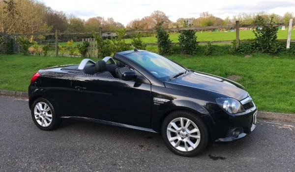 2005 Vauxhall Tigra Sport Twinsport Black With Leather Seats