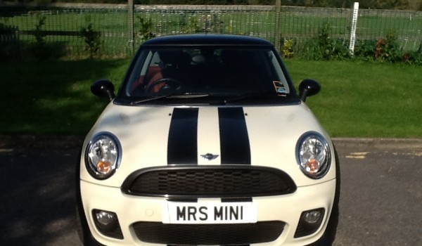 Gabrielle is taking this MINI to Welsh Wales to live with her….   2010 / 60 MINI COOPER 1.6 with Full John Cooper Works Bodykit & Full LOUNGE Leather Sports Seats