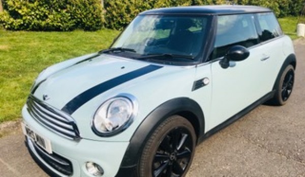 2012 Mini Cooper in Ice Blue with Chili Pack Service History & Low Miles