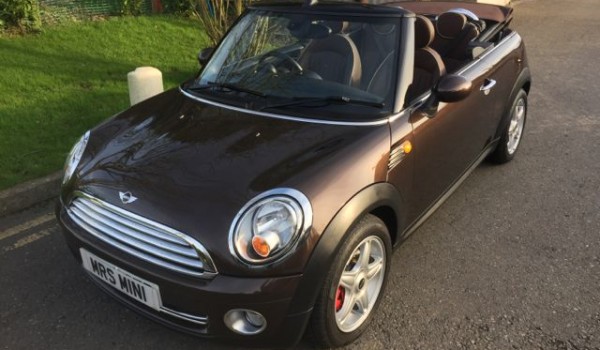 Vidya chose this 2009 MINI Cooper Convertible with a Huge Spec