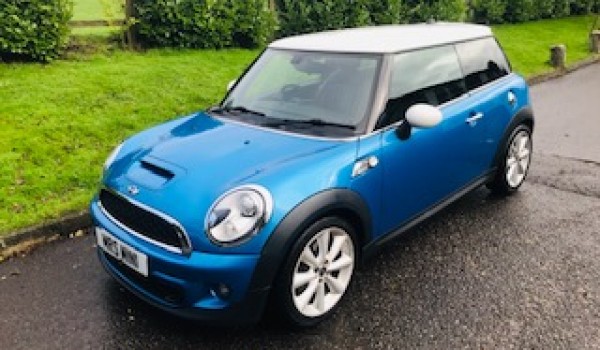 2011 MINI Cooper S in Lazer Blue with BIG SPEC